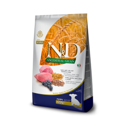 N&D Dog Ancestral Grain lamb, spelt, oats & blueberry puppy mini